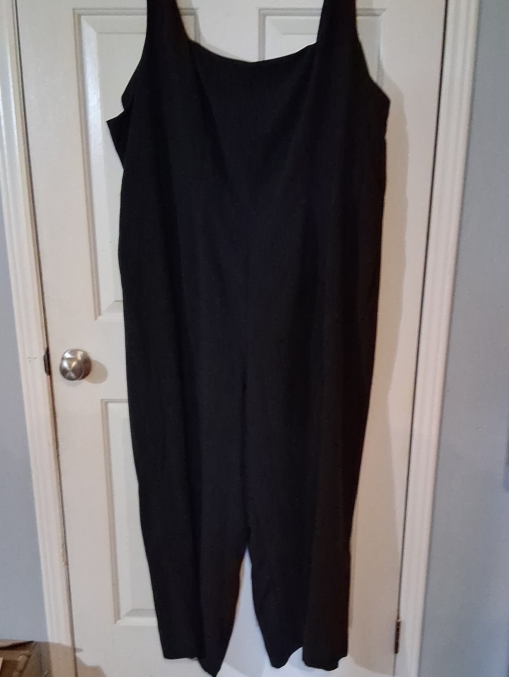 a new day Black Sleeveless Wide-Leg Jumpsuit